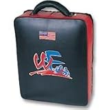 leg kick pad in leather suit case style