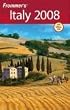 Frommer's Italy 2008 (Frommer's Complete)