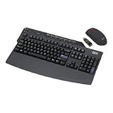 Lenovo ThinkPlus Enhanced Performance Wireless Keyboard and Optical Mouse - Keyboard - wireless - RF - mouse - USB wireless receiver - business black - German - retail ( 73P4077 )