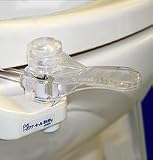 The Biffy Personal Toilet Rinse, White (4H x 13W x 2D)