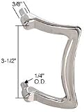 CRL 3-1/2 Chrome Outside Shower Door Pull Handle