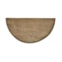 Beige Hand-tufted 100% Wool Hearth Rug