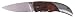 Suchen : Klappmesser,Chrom-Edelholzgriff, Einhand, L&auml;nge: 17 cm, Klinge: 7,5 cm
