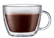 Bodum Bistro 10608-10 Double Wall Glass Thermal Cafe Latte Mug