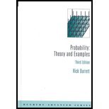 Probability - Theory & Examples (3rd, 05) by Durrett, Richard [Hardcover (2004)]