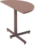 Gibraltar X-Shaped Table Base for Half Round Tables with Powder Coat Finish