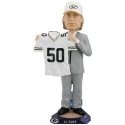 Green Bay Packers AJ Hawk Draft Day Bobble Head Doll