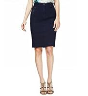 Autograph Cotton Rich X-Fit Denim Skirt