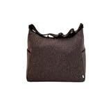 Herringbone Hobo Diaper Bag - Chocolate Color