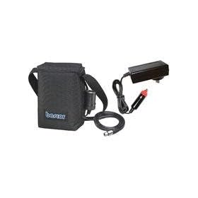 Bescor 12 Amp Shoulder Battery Pack with One Cigarette & One 4 Pin XLR Output, with Charger.