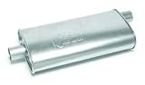 Dynomax 17748 Super Turbo Aluminized Steel 2 1/2 In/Out Muffler