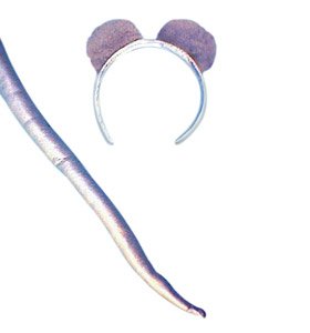 Childrens Toyshop  Toys : Glitter Mouse Set (silver/grey)