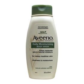 Aveeno Active Naturals Daily Moisturizing Body Wash with Natural Oatmeal, 18-Ounce Bottle