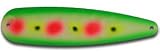 Warrior Lures Green Easter Egg Hot Glow standard or magnum fishing trolling spoon