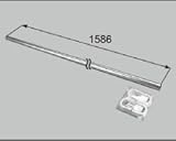 LIXIL部品 住器用部品 バスルーム 器具 握りバー・タオル掛け：ランドリーパイプ L1604[RGJZ005]