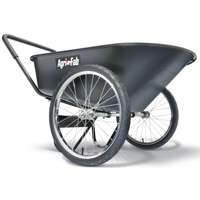 Agri-Fab 45-0226 6-Cubic Feet Poly Garden Cart, Push, Black