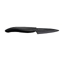 Kyocera Advanced Ceramic Revolution Series 3-inch Paring Knife, Black Blade