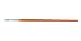 Charles Leonard Inc. Sabeline Water Color Brushes with Wood Handle, # 4, 0.56 Inch, White Bristles, 1 Dozen (73704)
