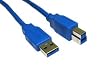 Max Value - Cable USB 3.0 Tipo A a Tipo B (1 m) color azul