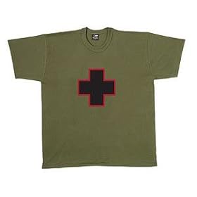 Olive Drab ''Cross'' T-Shirt