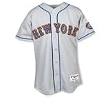New York Mets Jersey - Authentic Blank Road Jersey by Majestic