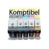 Druckerpatronen Canon Pixma IP 4200 4300 4500 5300 mit Chip ( kompatible Druckerpatronen ) - 1x Satz / 5 Patronenvon "Tintenfass"