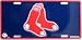 Boston Red Sox Socks Metal License Plate