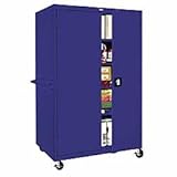 SANDUSKY LEE Mobile Storage Cabinets - Light gray