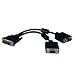 Electronics : 1FT HDmi Dvi M/f To 2XVGA Splitter Adapter Analog