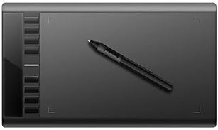 TY Ugee 8 ExpressKey 10 x 6 Inches Graphics Drawing Pen Tablet - M708 - Black , Black