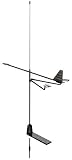 Shakespeare 5445 3 VHF Stainless Steel Antenna w/Wind Vane
