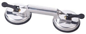 SAUGHEBER, Aluminium, 2 Koepfe Tragkraft ca. 80 kg
