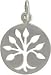 Round Open Design Family Tree of Life Pendant in Sterling Silver, #7631