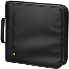 Case Logic BKB 128 - CD/DVD binder - 128 discs - koskin - black