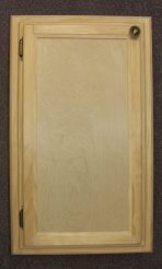 (TP-15) Solid Wood Recessed In the Wall Bathroom Plunger Closet, Multiple Colors