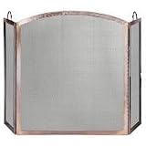 Outdoor Living : UniFlame 3 Panel Antique Copper Screen W/ Archery Center Panel