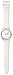Swatch Unisex Originals GK733 White Plastic Quartz Watch with White Dial