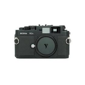 Voigtlander Bessa R2A 35mm Rangefinder Manual Focus Camera Body, 0.7 Viewfinder, Black by
