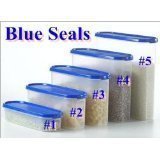 Tupperware Super Oval 3. Blue Seal by Tupperware