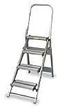 Industrial Grade 2KFG6 Step Stool, Aluminum, 4 Step