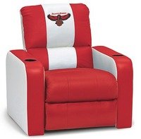 Atlanta Hawks Dreamseat, Sports Themed Leather Recliner