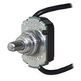 COOPER WIRING DEVICES 449NP-BOX METAL PUSH BUTTON CANOPY SWITCH NICKEL FINISH (PACK OF 10)