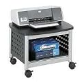 Scoot Mobile Printer Under Desk Stand, 20.5w X 16.5d, Black