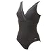 Speedo Damen Badeanzug CLAUDEZINE 1 PIECE V-NECK/TANK , Black, 42