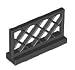 Lego Building Accessories 1x4x2 BLACK LATTICE FENCE, Bulk Pack 25 pcs