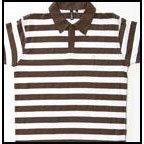 Split Indigent Jersey Colar Shirt Size Medium