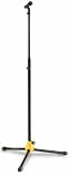 Hercules MS605B Tripod Base Mic Stand with Quick-N-EZ Mic Clip