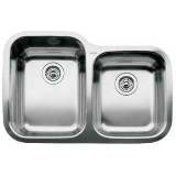 Blanco 440236 Blancosupreme 1-3/4 Bowl Undermount Kitchen Sink, Satin