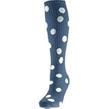 Red Lion Dots Knee High Socks