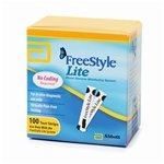 FreeStyle Lite Test Strips 100 ct. 1 ea or 2 boxes of 50's total 100 test